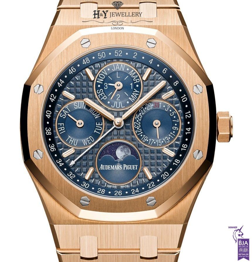 Audemars Piguet Royal Oak Perpetual Calendar Rose Gold ref 26574OR.OO
