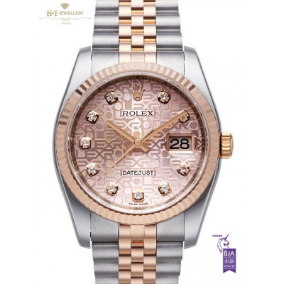 Rolex DateJust 36 Steel and Rose Gold Jubilee - ref 116231
