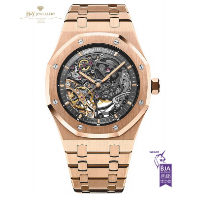 Audemars Piguet Royal Oak Double Balance Wheel Open Worked Rose gold - ref 15407OR.OO.1220OR.01