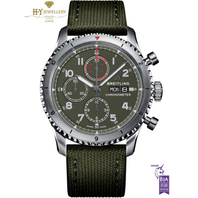Breitling Aviator 8 '' Curtiss Warhawk''  Chronograph Stainless Steel  - ref A133161A1L1X1 