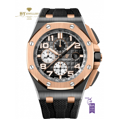Audemars Piguet Royal Oak Offshore Chronograph Rose Gold and Ceramic - ref 26405NR.OO.A002CA.01