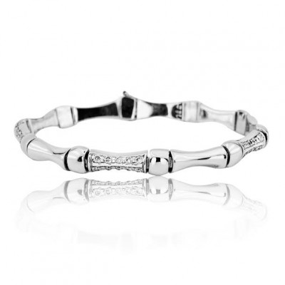 White Gold Bracelet With Diamonds 
