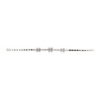 Diamond Flower Bracelet 