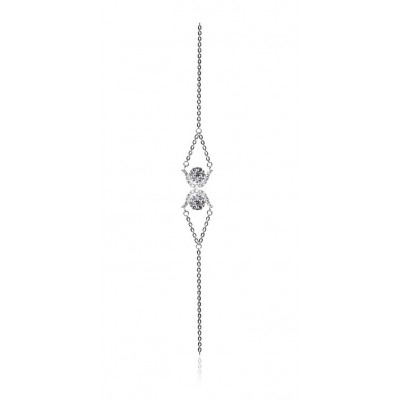White Gold Bracelet With Brilliant Cut Diamonds