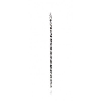 Diamond Tennis Bracelet With Square Cut Claw Setting 