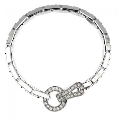 Cartier Agrafe Bracelet With Brilliant Cut Diamonds - ref N6025502