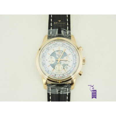 Breitling Transocean Chronograph Unitime Rose Gold - ref RB0510U0/A733