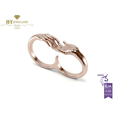 Finding Love Ring By Lorenzo Quinn - Rose Gold
