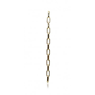 Yellow Gold Chained Bracelet