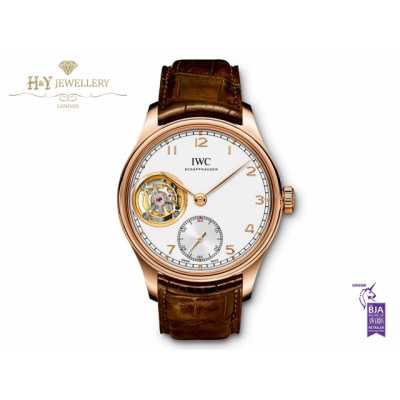 IWC Portuguese Tourbillon Hand-Wound Rose gold - ref IW546302