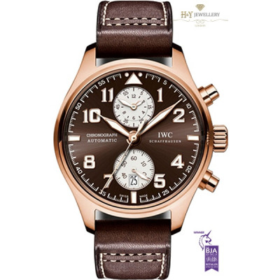 IWC Pilots Chronograph Edition Antoine de Saint Exupery Rose gold - ref IW387805