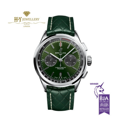 Breitling Premier B01 Chronograph 42 BENTLEY BRITISH RACING GREEN - ref AB0118A11/L1X1