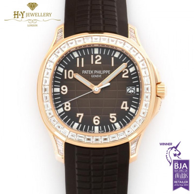Patek Philippe Aquanaut Rose Gold with Factory Diamonds - ref 5167/300R-010