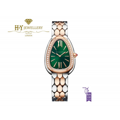 Bvlgari Serpenti Seduttori Harrods Edition Two Tone with Diamonds - ref 103526
