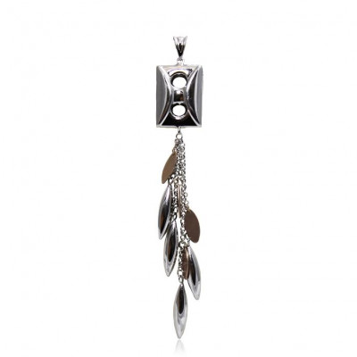 White Gold Low Drop Pendant