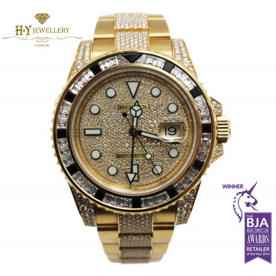 Rolex GMT Master II Full Factory Set Yellow Gold - ref 116758SANR