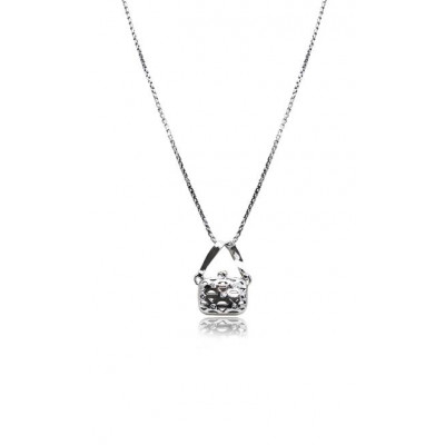 Diamond Handbag Charm Necklace 