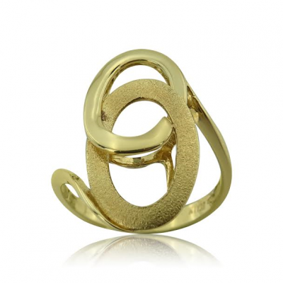 Yellow Gold Circle Ring