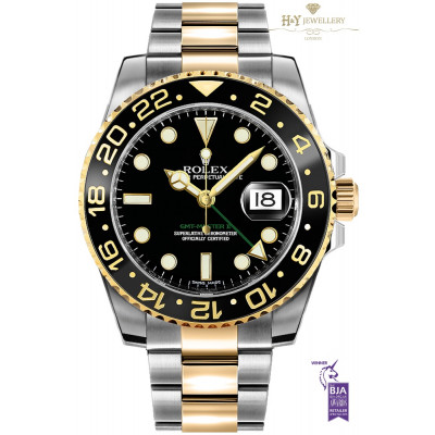 Rolex GMT Master II Gold and Steel ref 116713LN