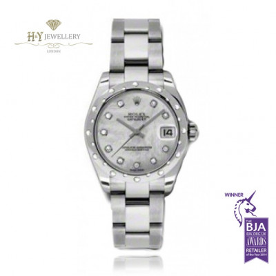 Rolex Date Just White Gold And Steel – ref 178344