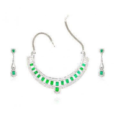 Venus Emerald and Diamond Set