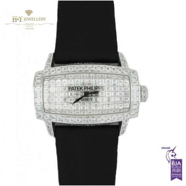Patek Philippe Gondolo set with Factory Diamonds White Gold - ref 4993G-001