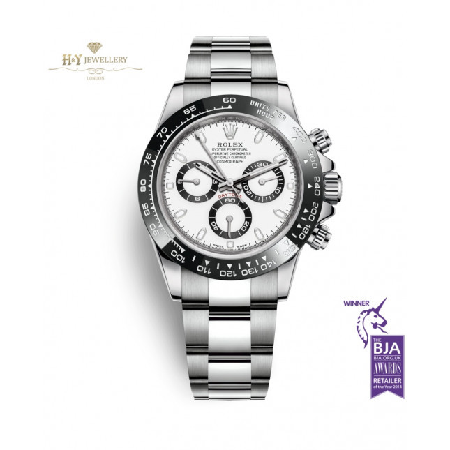Rolex Daytona Steel and Ceramic White Dial ref 116500LN