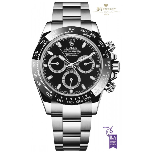 Rolex daytona black dial ceramic shop