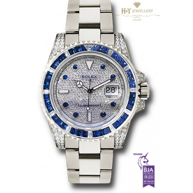 Diamond cheap submariner rolex