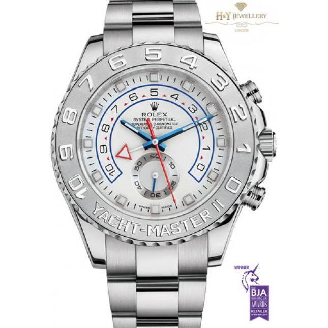 Rolex Yacht Master II White Gold and Platinum ref 116689