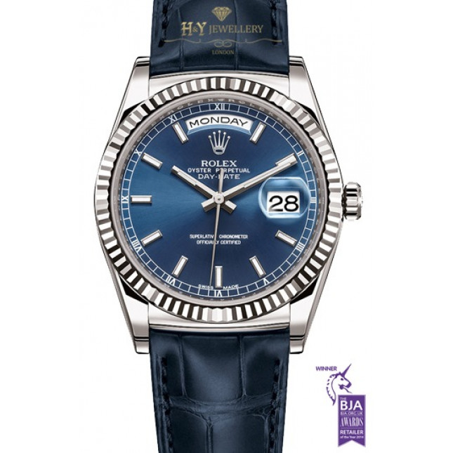 Rolex Day Date White Gold ref 118139