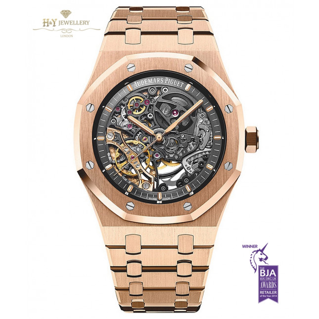 Audemars Piguet Royal Oak Double Balance Wheel Open Worked Rose gold - ref 15407OR.OO.1220OR.01