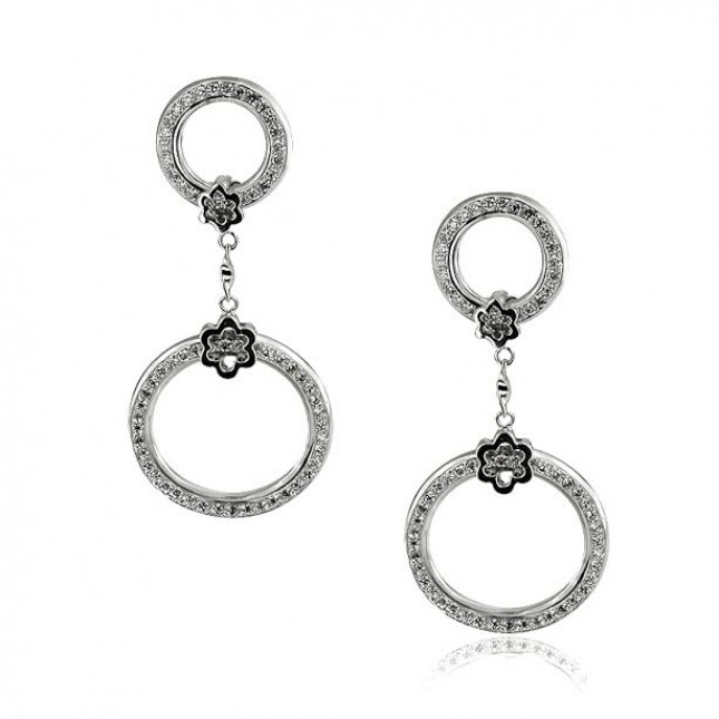 White Gold Diamond Earrings