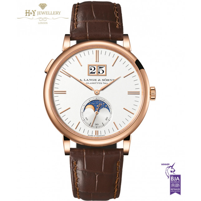 A.Lange & Sohne Saxonia Moon Phase Rose Gold - ref 384.032