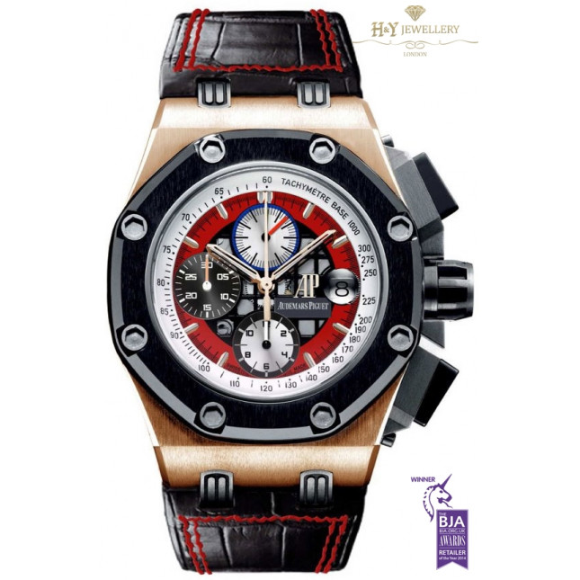 Audemars Piguet Royal Oak Offshore Rubens Barrichello III Rose Gold Limited Edition of 257 pieces - ref 26284RO.OO.D002CR.01
