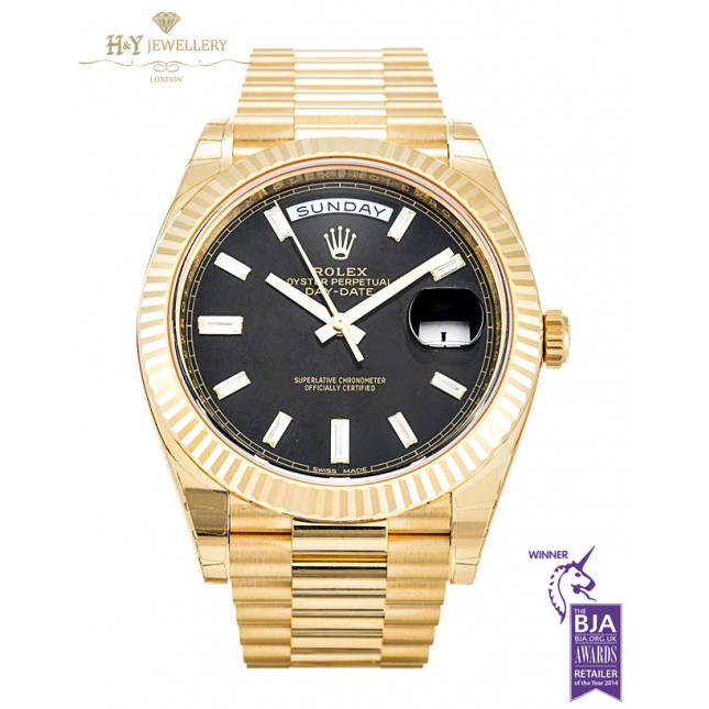 Rolex Day-Date Yellow Gold with Diamonds - ref 228238