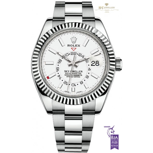 Rolex Sky-Dweller Steel and White Gold - ref 326934