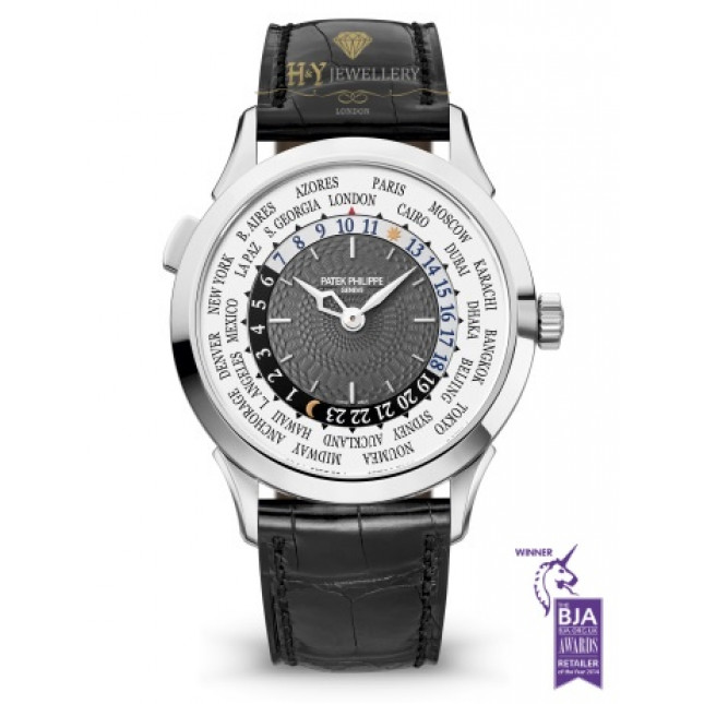Patek world time white gold sales