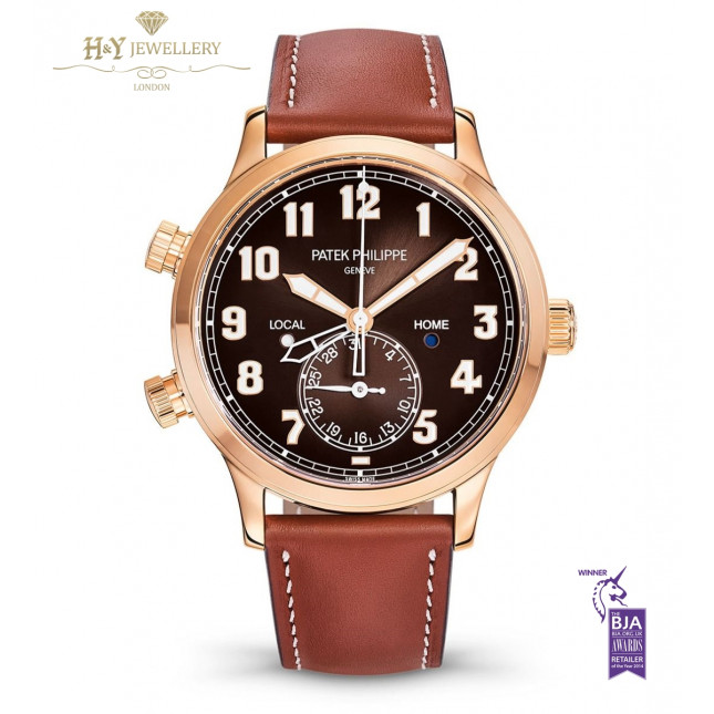 Patek Philippe Complications Calatrava Pilot Time Rose Gold - ref 5524R-001