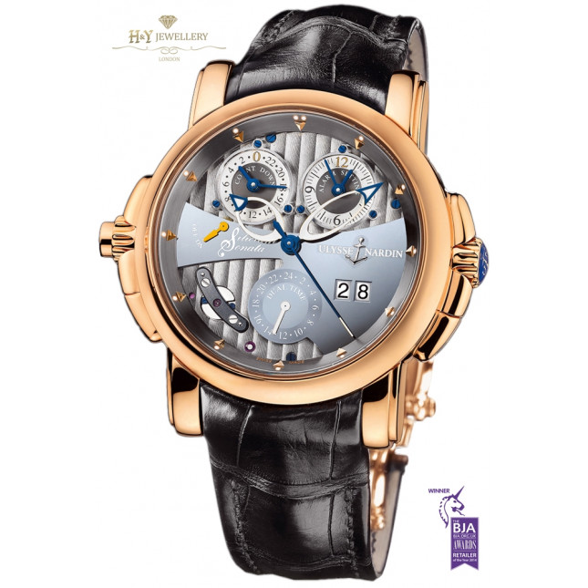 Ulysse Nardin Sonata Silicium Limited Edition of 500 pieces Rose gold - ref 676-85