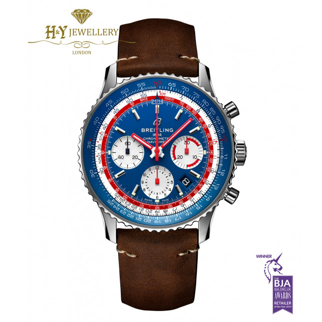 Breitling Navitimer B01 Chronograph '' Pan Am '' Steel - AB01212B1C1A1 