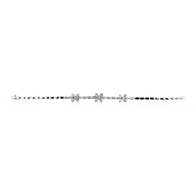 Diamond Flower Bracelet 