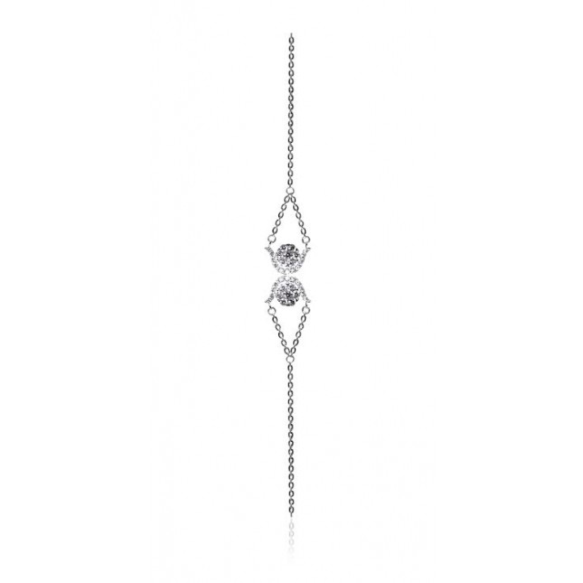 White Gold Bracelet With Brilliant Cut Diamonds