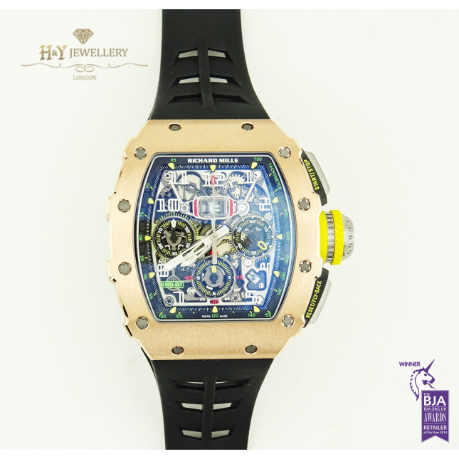 Richard Mille Felipe Massa Flyback Chronograph Rose gold and Titanium - ref RM011-03