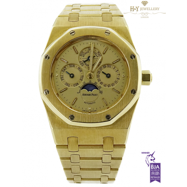 Audemars Piguet Perpetual Calendar Quantieme Yellow Gold Vintage - ref 25800BA