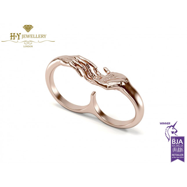 Finding Love Ring By Lorenzo Quinn - Rose Gold