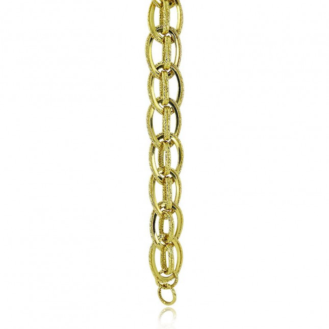 Yellow Gold Chain Bracelet 