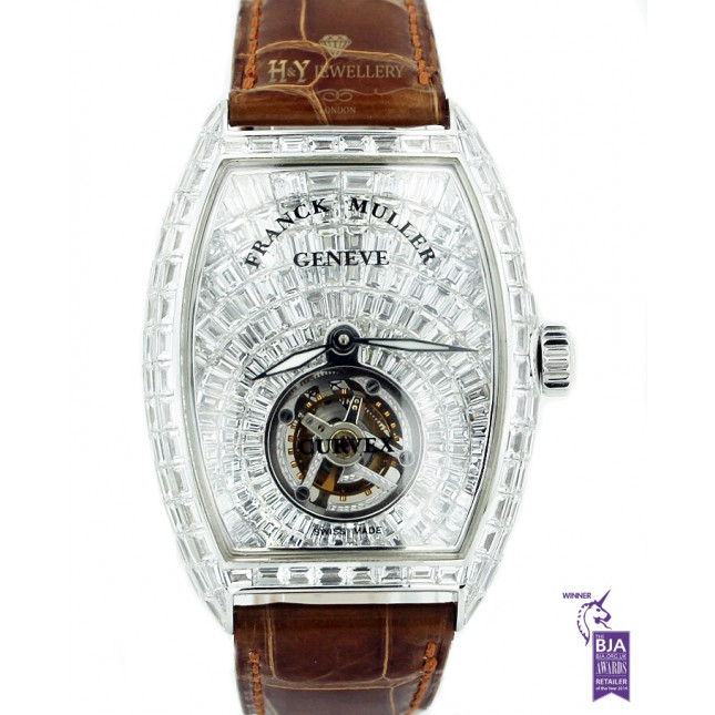 Franck Muller Master Imperial Tourbillon White Gold with After market diamonds - ref 7851