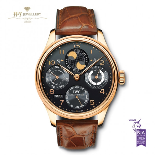 IWC Portuguese Perpetual Calendar Rose Gold Ref IW502119