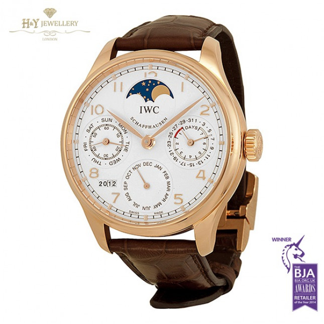 IWC Portuguese Perpetual Calendar Rose Gold - ref IW502306